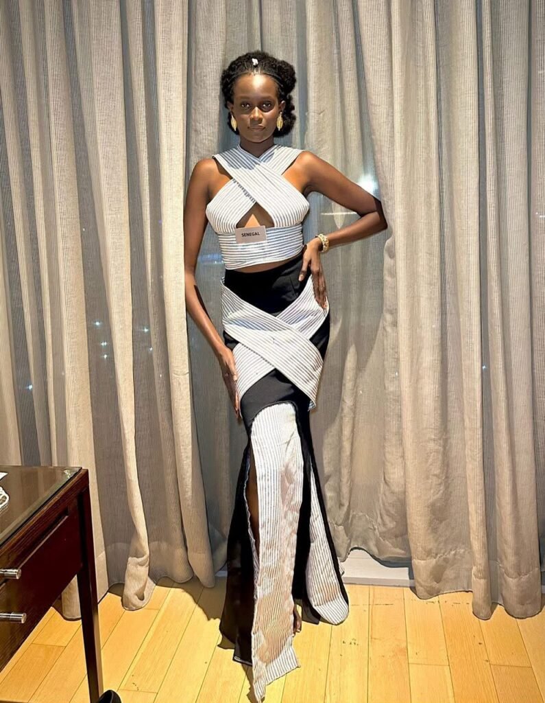 Mame Fama Gaye : élégance rayonnante au concours Miss World International